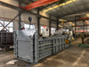 60T Semi-automatic Horizontal Hydraulic Baler with Lift-up Gate