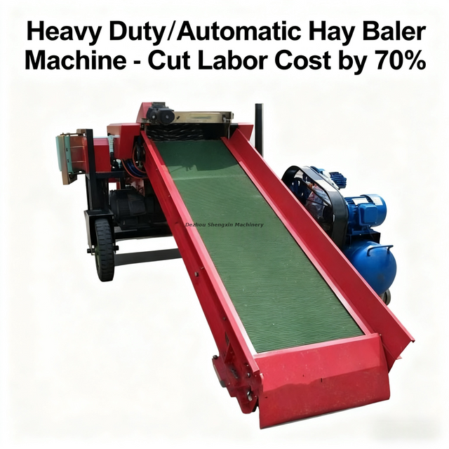 Heavy Duty Hay Baler Machine - High Density & 20km/h Working Speed