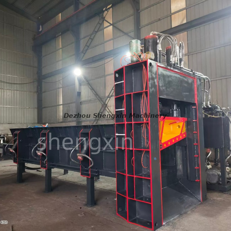 High-Capacity Hydraulic Guillotine Shear for Metal Recycling 