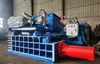 125 Ton Horizontal Compactor Metal Scrap Baling Machine Hydraulic Metal Press