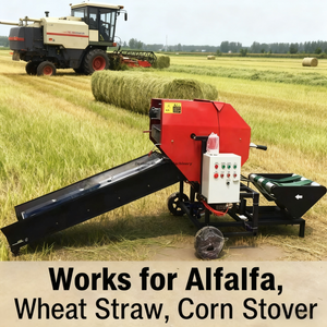 Heavy Duty Hay Baler Machine - High Density & 20km/h Working Speed