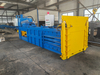 Waste Paper Cardboard Plastic Hydraulic Horizontal Semi-automatic Lifting Door Baler