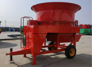 Rotary Straw Crusher Large Capacity Corn Stalk Grass Shredder For Animal Feed