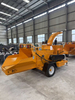 6155 Tow‑able Wood Chipper Trailer Mounted Wood Shredder for Branch Log Crushing