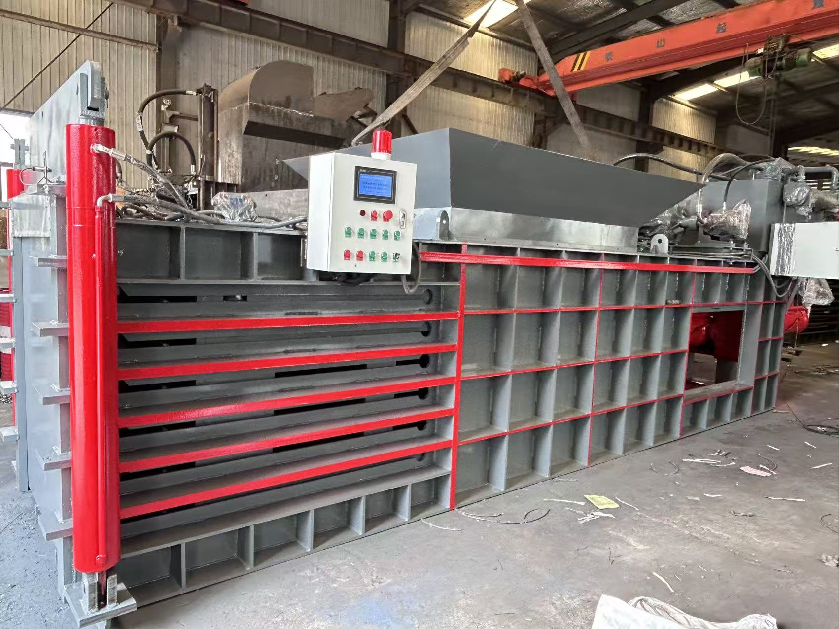 Horizontal Hydraulic Baler Control Panel Interface