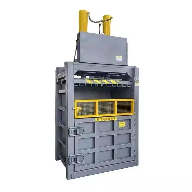 30T Horizontal Hydraulic Baler Machine | For Waste Paper, Plastic & Oil Drum Recycling