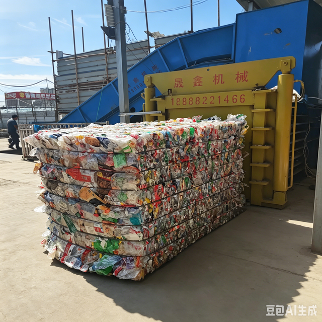 180T Hydraulic Automatic Horizontal Baler for Plastic Bottles, Waste Cartons, and Non-Metallic Mixtures